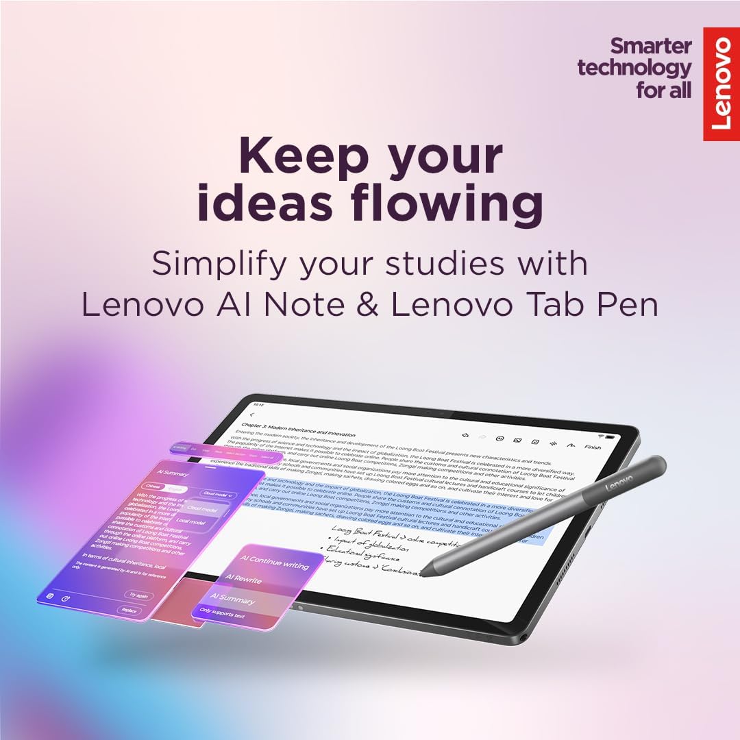 Lenovo Idea Tab - College Tablet - 11″ 2.5K IPS Touchscreen Display
